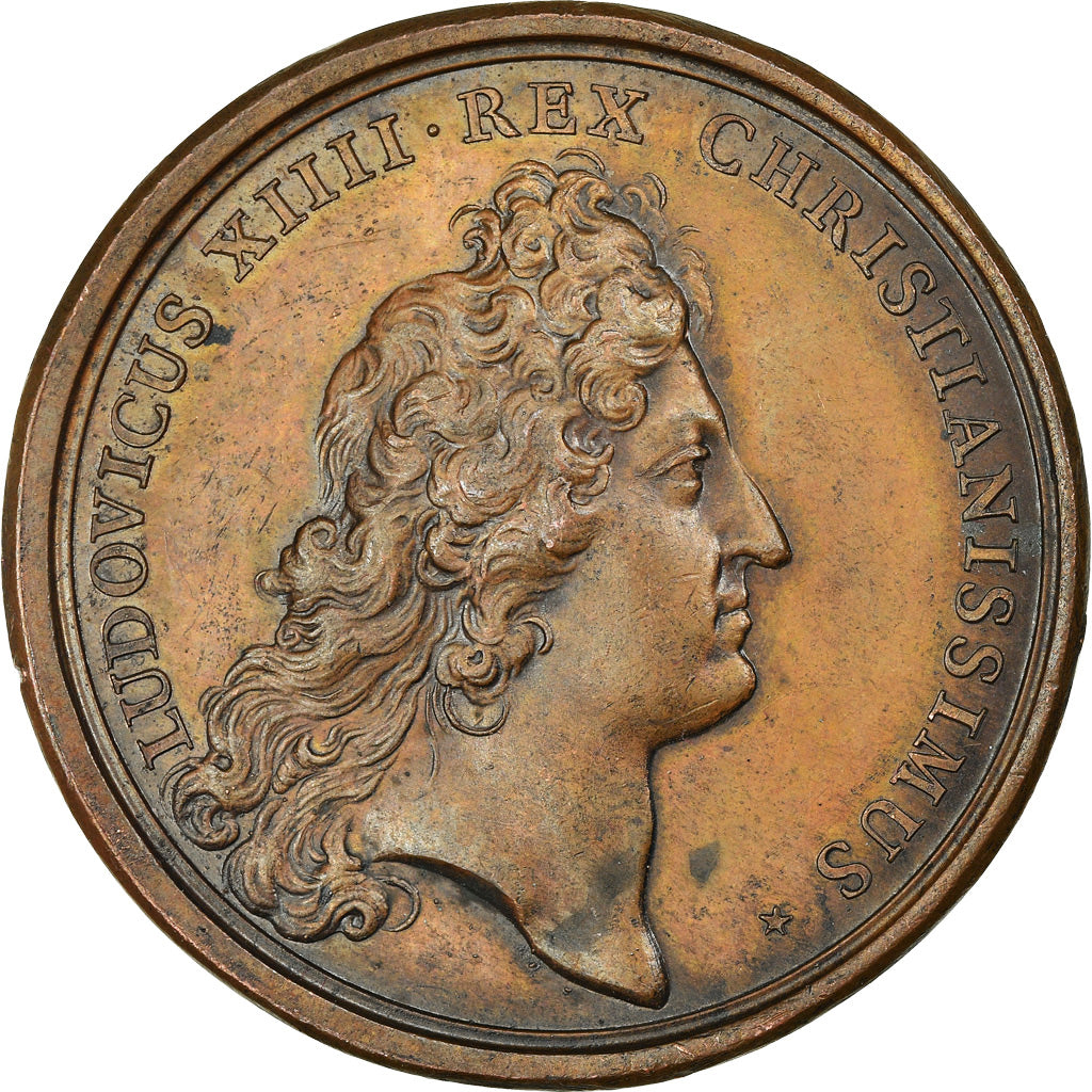 Francia, medaglia, Louis XIV, La Maladie du Roi, History, 1686, Mauger, SPL-