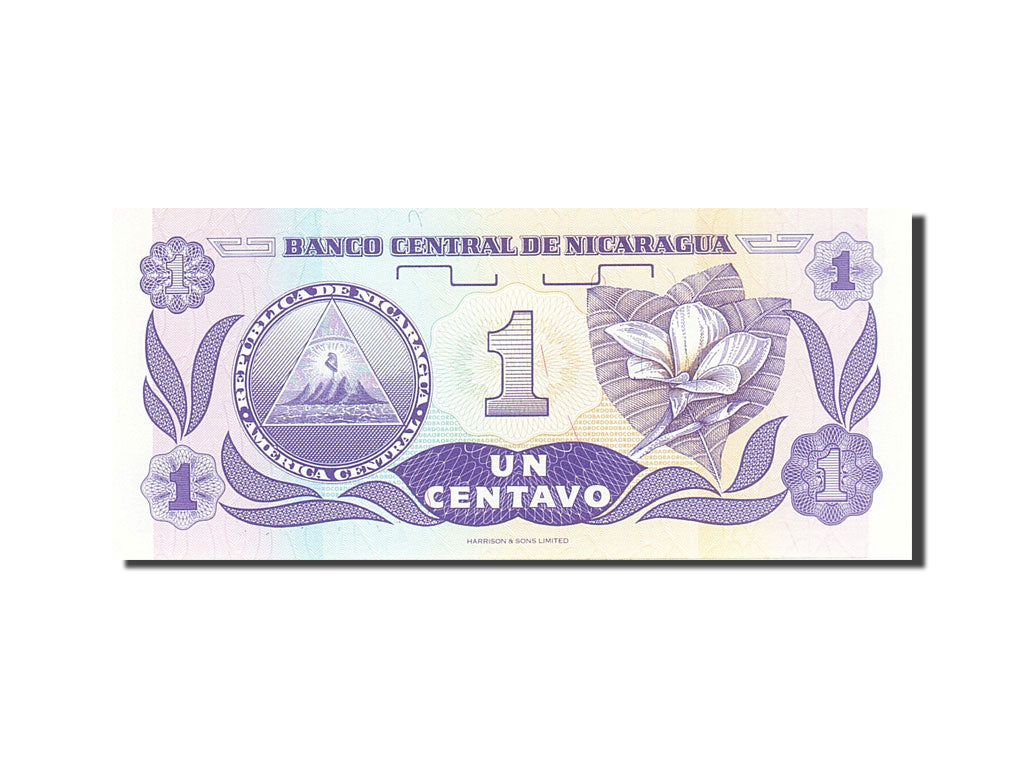 Banknot, Nicaragua, 1 Centavo, 1991-1992, Undated (1991), KM:167, UNC(63)