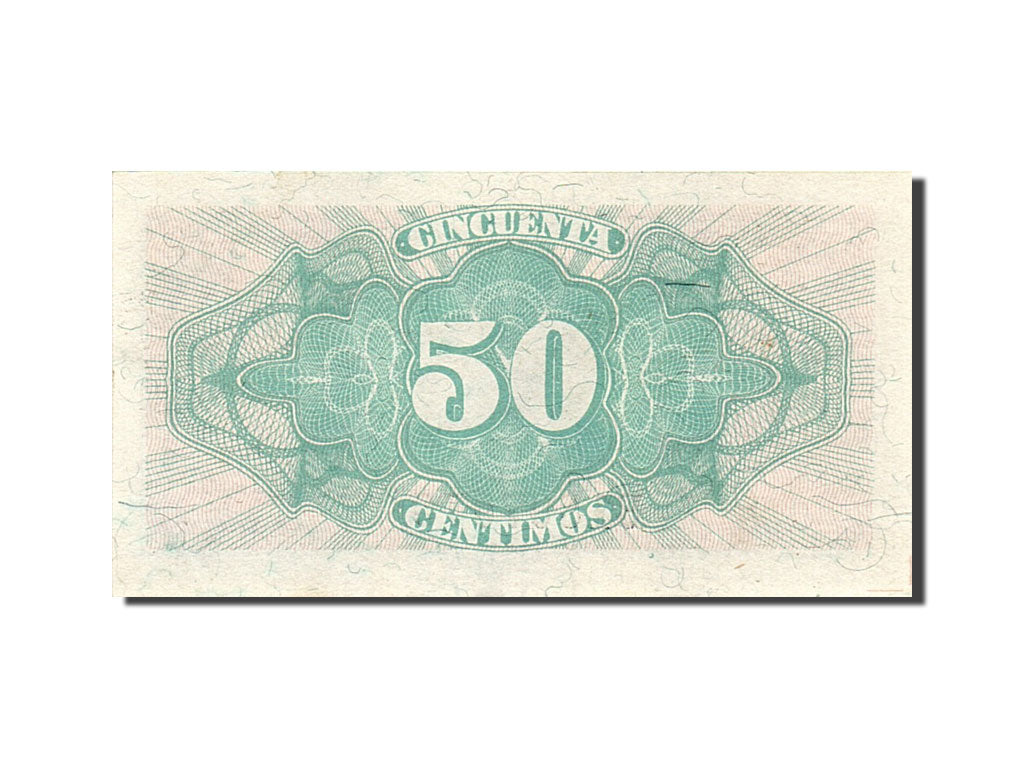 Banknot, Hiszpania, 50 Centimos, 1937-1938, 1937, KM:93, UNC(63)