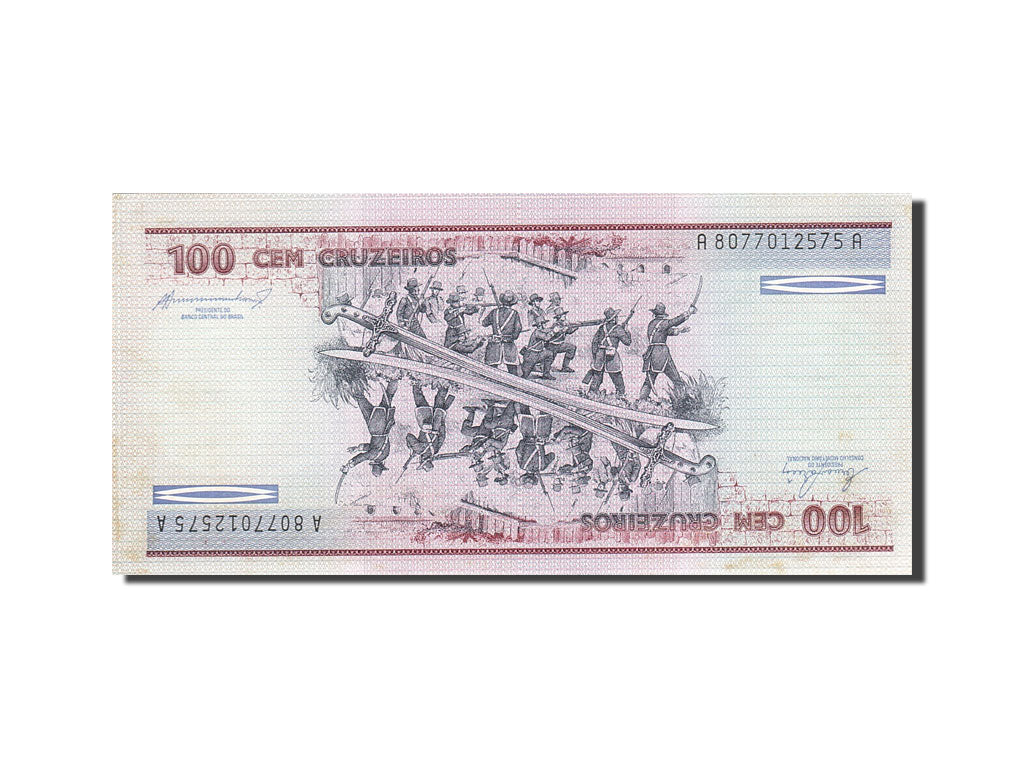 Banknote, Brazil, 100 Cruzeiros, 1981-1985, 1984, KM:198b, AU(55-58)