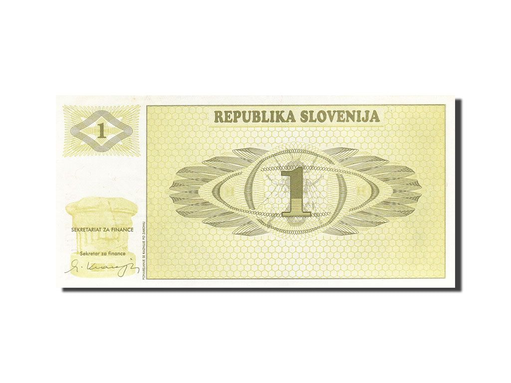 Banconote, Slovenia, 1 (Tolar), 1990-1992, KM:1a, 1990, SPL