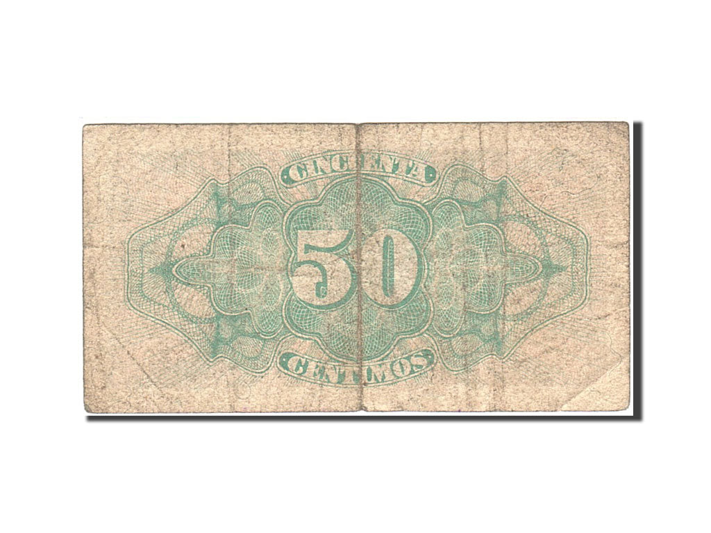 Banknot, Hiszpania, 50 Centimos, 1937-1938, 1937, KM:93, VF(20-25)