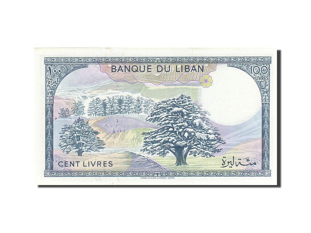 Banknote, Lebanon, 100 Livres, 1964-1978, 1980, KM:66b, UNC(63)