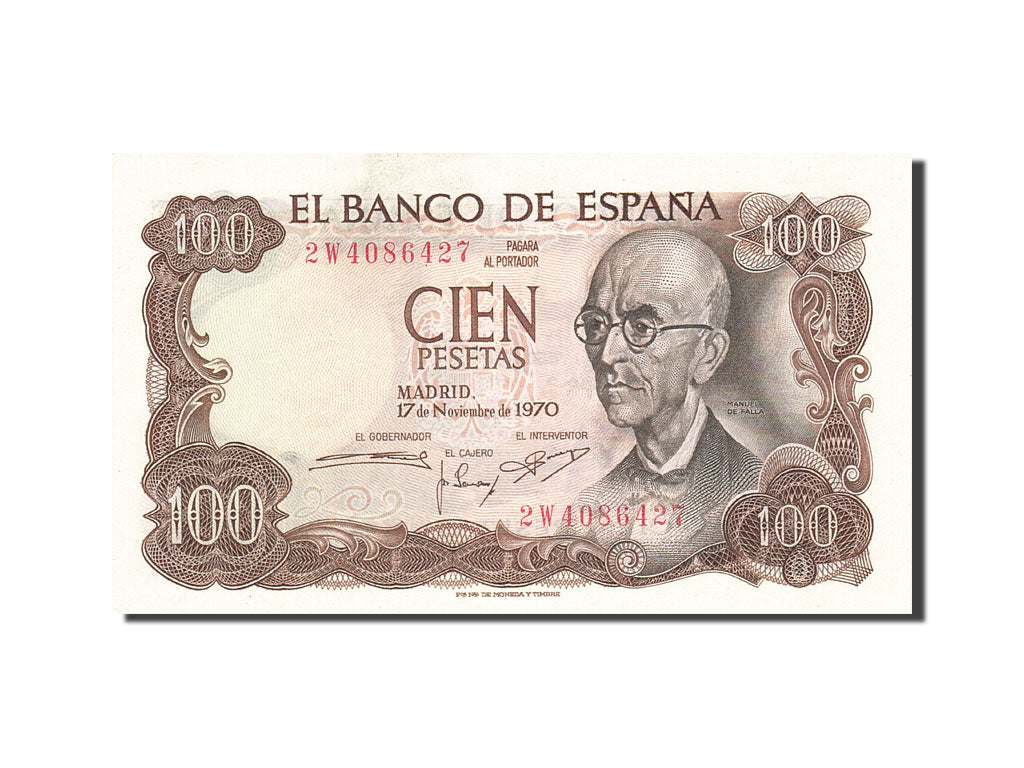 Banconote, Spagna, 100 Pesetas, 1970-1971, KM:152a, 1970-11-17, SPL