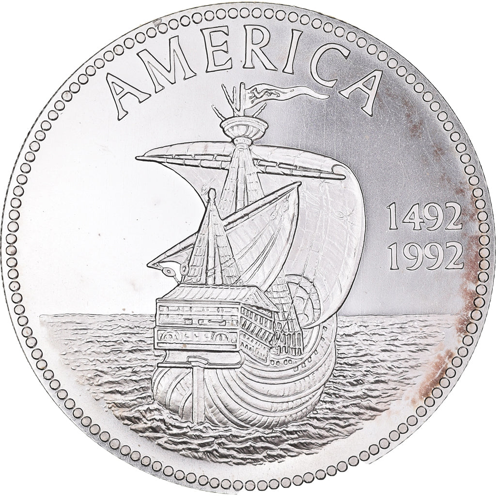 France, Médaille, 500ème Anniversaire de la Découverte de l'Amérique, 1992