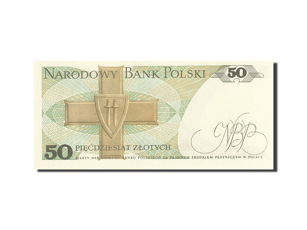 Biljet, Polen, 50 Zlotych, 1974-1976, 1986-06-01, KM:142c, SPL