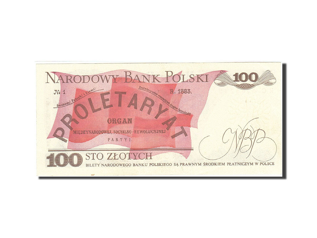 Biljet, Polen, 100 Zlotych, 1974-1976, 1988-05-01, KM:143e, SUP