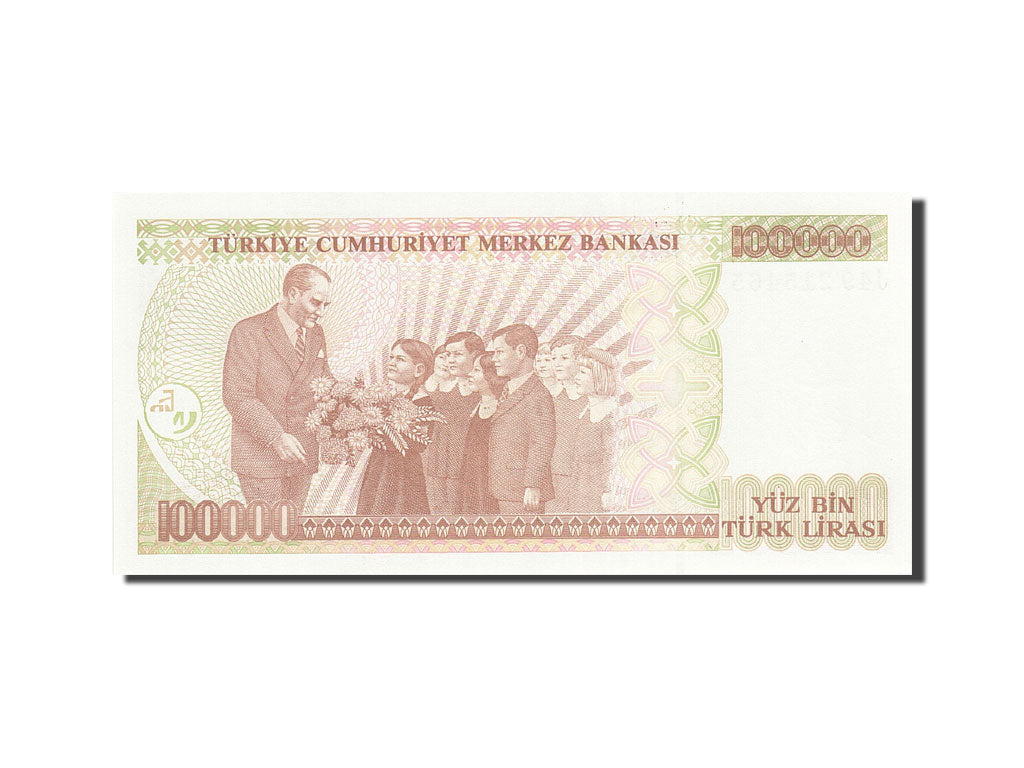 Billete, 100,000 Lira, 1984-1997, Turquía, KM:205, 1991, UNC
