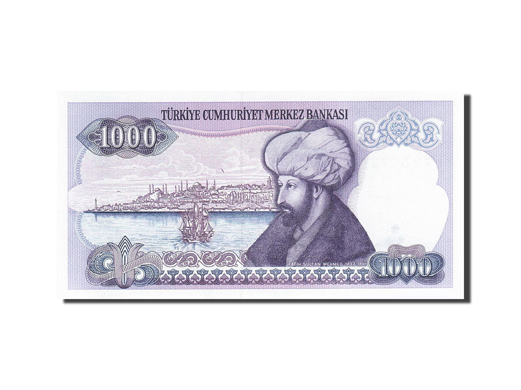 Banknote, Turkey, 1000 Lira, 1984-1997, 1986, KM:196, UNC(65-70)