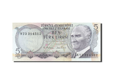 Banknote, Turkey, 5 Lira, 1971-1982, 1976, KM:185, UNC(65-70)