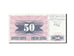 Banknot, Bośnia-Hercegowina, 50 Dinara, 1992-1993, 1992-07-01, KM:12a