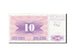 Banconote, Bosnia - Erzegovina, 10 Dinara, 1992-1993, KM:10a, 1992-07-01, FDS