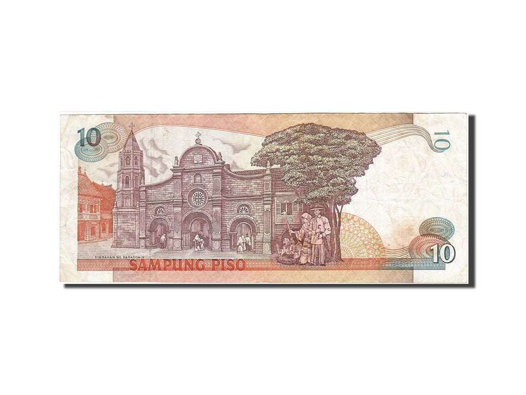 Banknote, Philippines, 10 Piso, 1985-1991, Undated (1985-1994), KM:169e