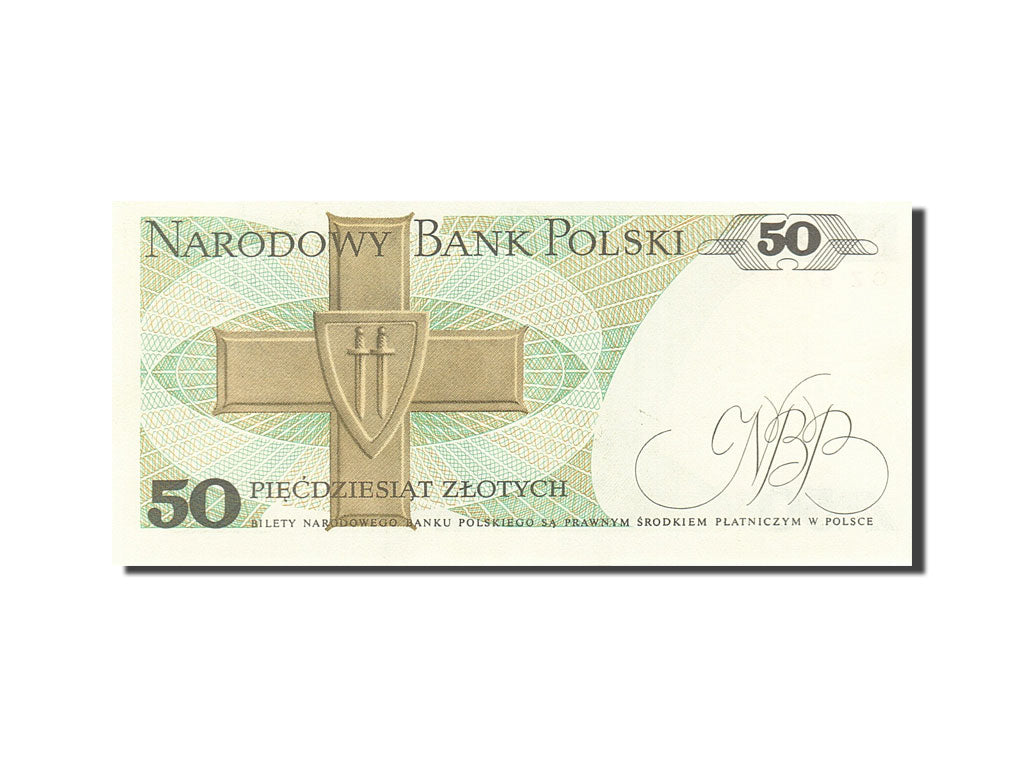 Banconote, Polonia, 50 Zlotych, 1974-1976, KM:142c, 1988-12-01, SPL