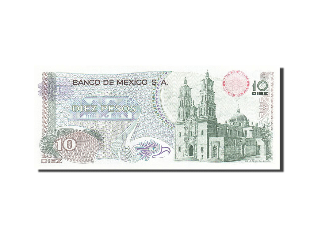 Billete, 10 Pesos, 1969-1974, México, KM:63g, 1974-10-16, UNC