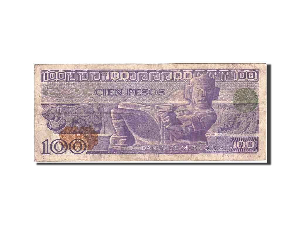 Banknote, Mexico, 100 Pesos, 1978-1980, 1979-05-17, KM:68c, VF(20-25)