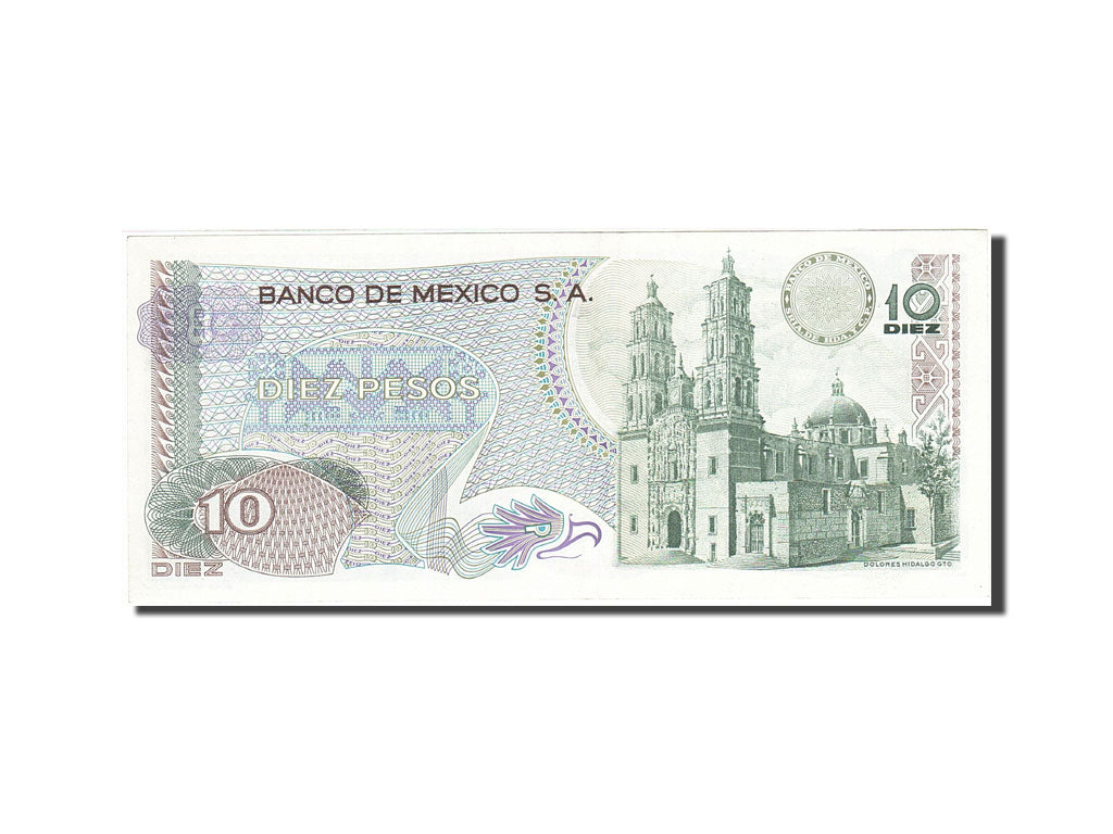 Banconote, Messico, 10 Pesos, 1969-1974, KM:63h, 1975-05-15, SPL-