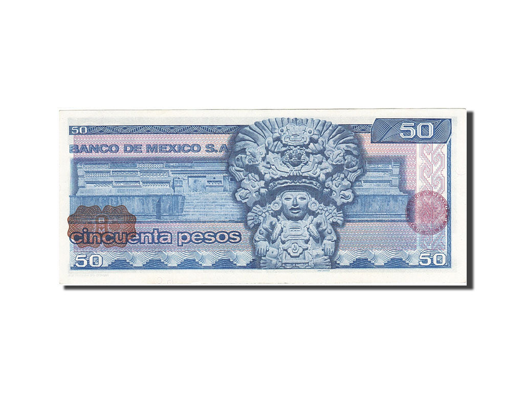 Billete, 50 Pesos, 1973-1978, México, KM:65b, 1976-07-08, EBC