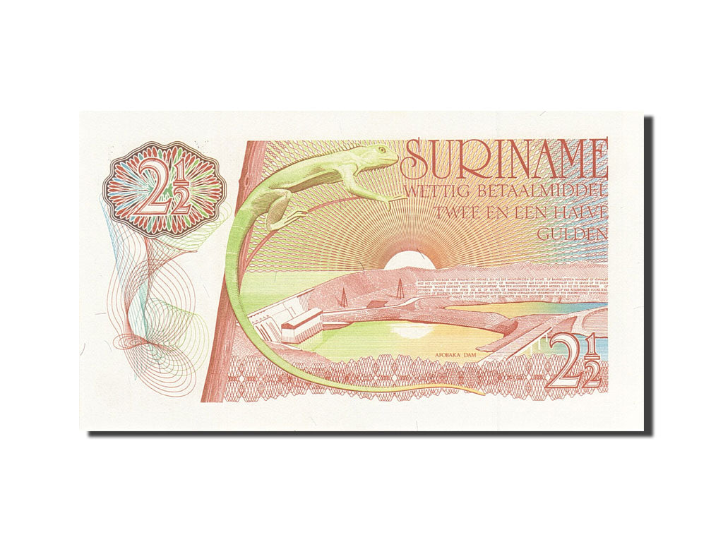Billete, 2 1/2 Gulden, 1960, Surinam, KM:119a, 1985-11-01, UNC
