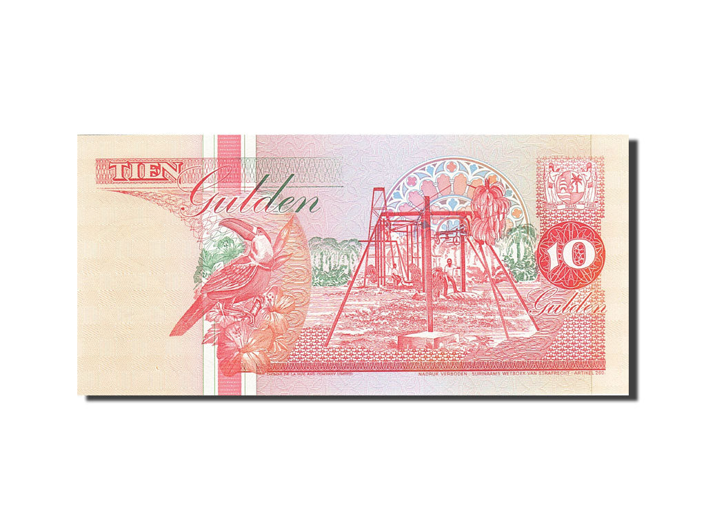 Banconote, Suriname, 10 Gulden, 1991-1997, KM:137a, 1991-07-09, FDS