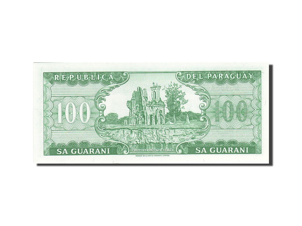 Banknote, Paraguay, 100 Guaranies, 1963, Undated, KM:199b, UNC(63)