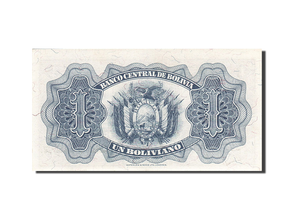 Banknote, Bolivia, 1 Boliviano, 1928, 1928, KM:119a, UNC(63)
