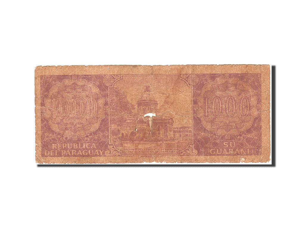 Banconote, Paraguay, 1000 Guaranies, 1997-1998, KM:214a, 1998, B