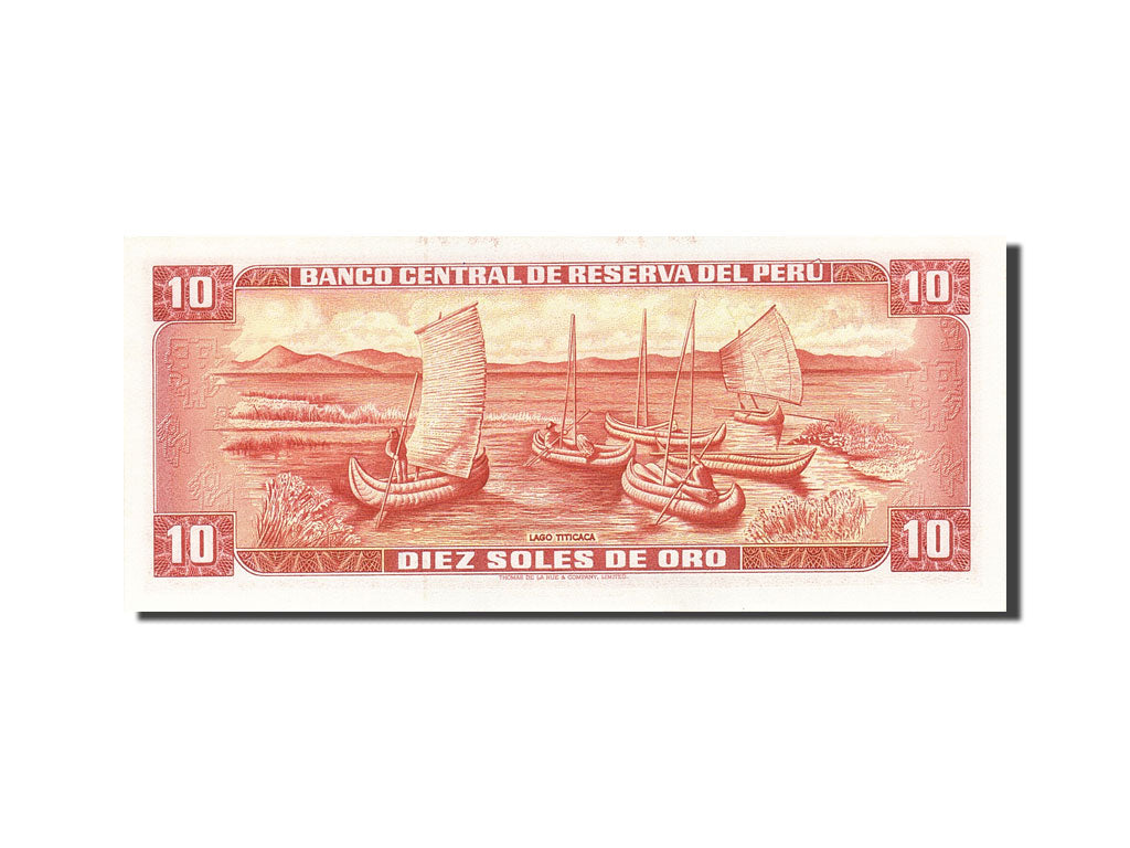 Banknote, Peru, 10 Soles De Oro, 1976-1977, 1975-10-02, KM:106, UNC(63)