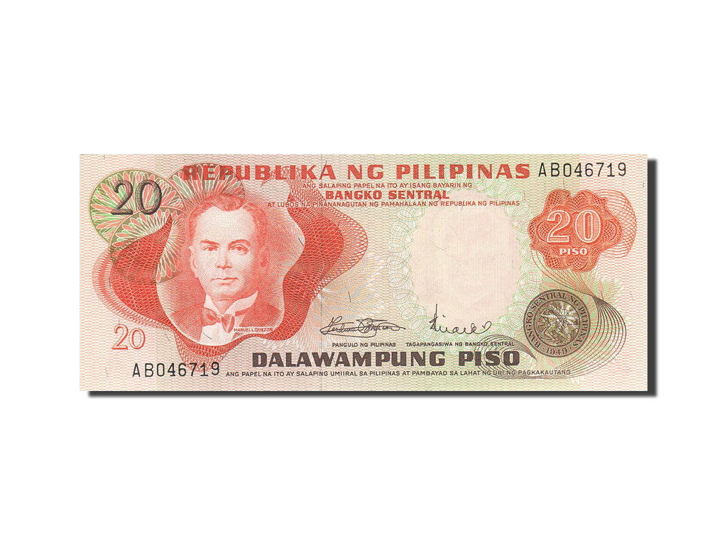 Billet, Philippines, 20 Piso, 1970, Undated, KM:150a, NEUF