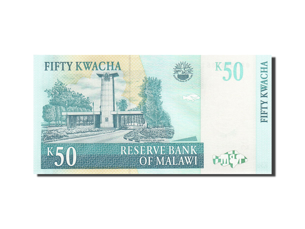 Banknot, Malawi, 50 Kwacha, 2004, 2009-10-31, KM:53d, UNC(65-70)