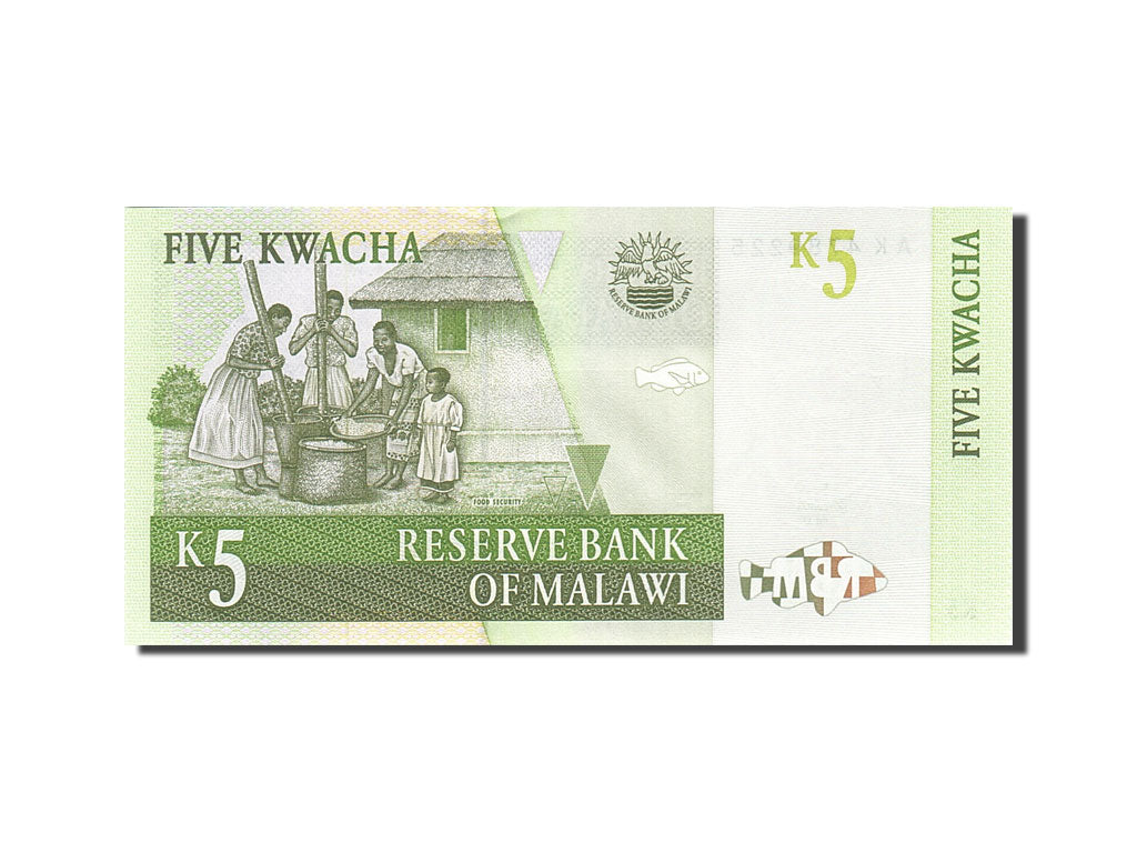 Billete, 5 Kwacha, 1997, Malawi, KM:36a, 1997-07-01, UNC