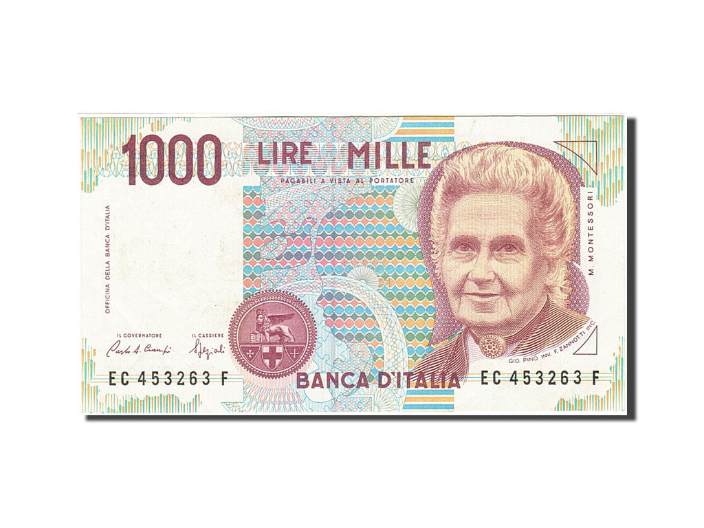 Billet, Italie, 1000 Lire, 1990-1994, 1990, KM:114a, SUP+
