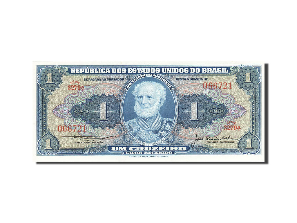 Banknote, Brazil, 1 Cruzeiro, 1953-1959, Undated (1954-1958), KM:150c