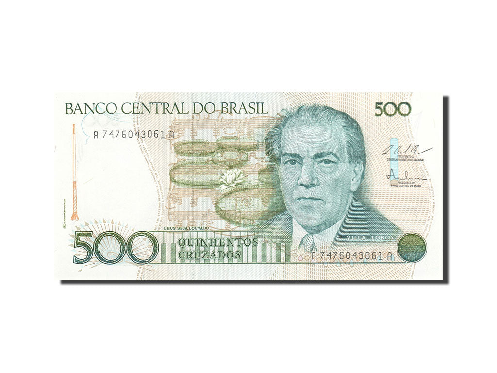 Banconote, Brasile, 500 Cruzados, 1986, KM:212c, 1987, FDS