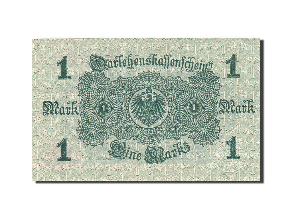 Banconote, Germania, 1 Mark, 1914, KM:51, 1914-08-12, SPL