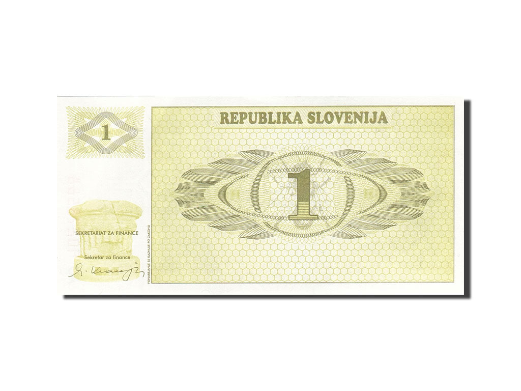 Banconote, Slovenia, 1 (Tolar), 1990-1992, KM:1a, 1990, SPL