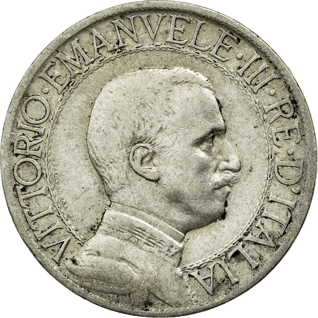 Coin, Italy, Vittorio Emanuele III, Lira, 1910, Rome, VF(20-25), Silver, KM:45