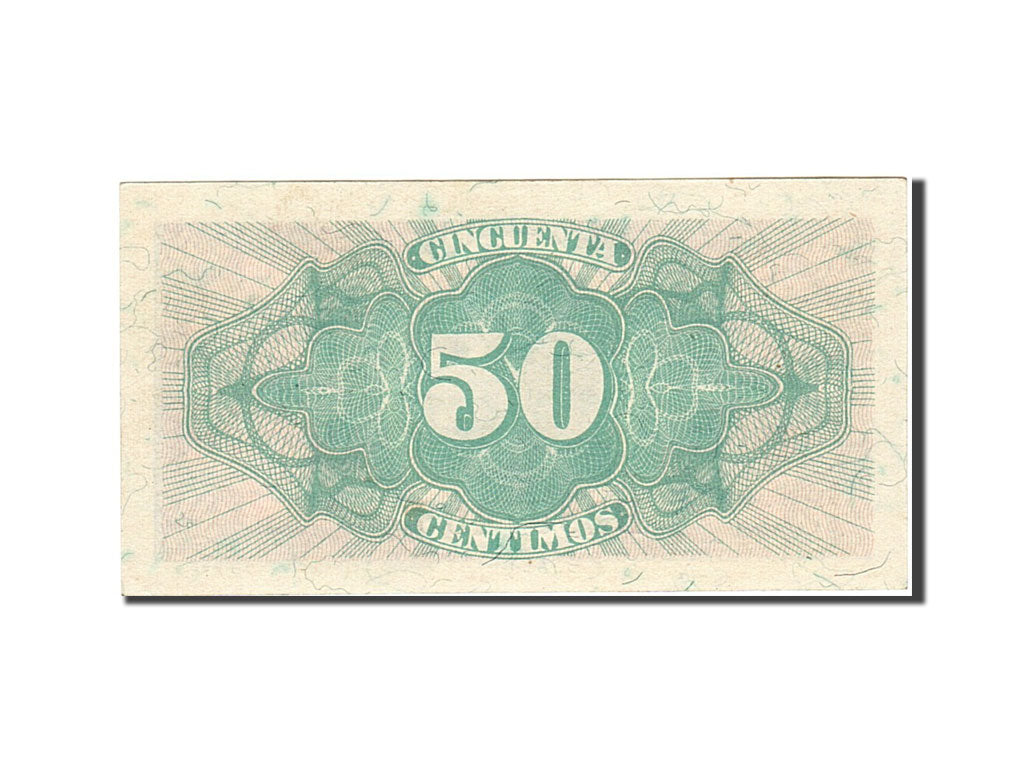 Geldschein, Spanien, 50 Centimos, 1937-1938, 1937, KM:93, UNZ-