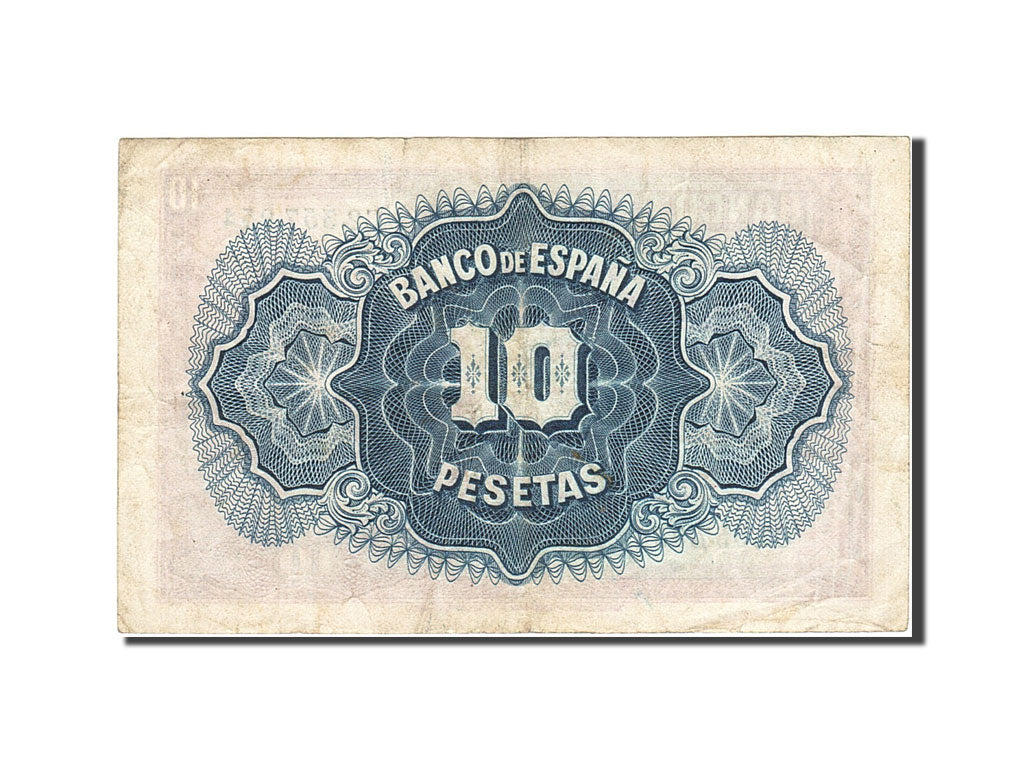 Geldschein, Spanien, 10 Pesetas, 1935, 1935, KM:86a, SS