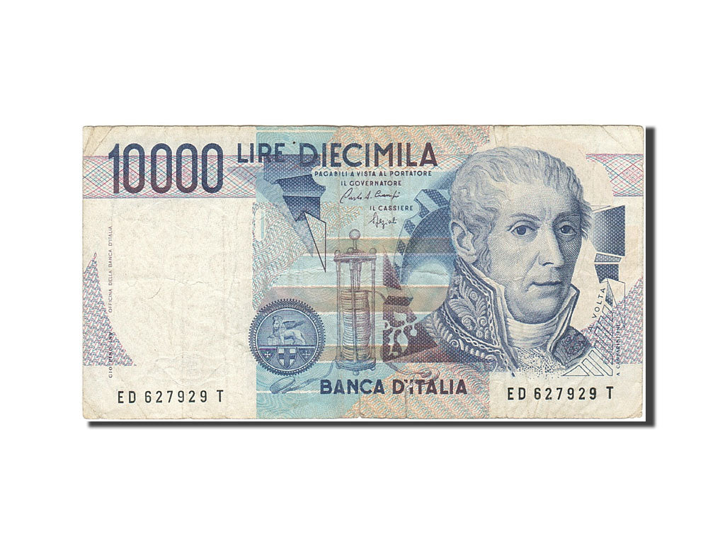 Banknote, Italy, 10,000 Lire, 1984-1985, 1984-09-03, KM:112b, VF(20-25)