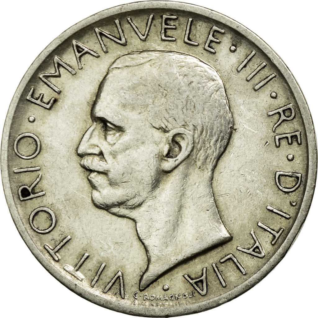 Monnaie, Italie, Vittorio Emanuele III, 5 Lire, 1928, Rome, TTB, Argent, KM:67.1