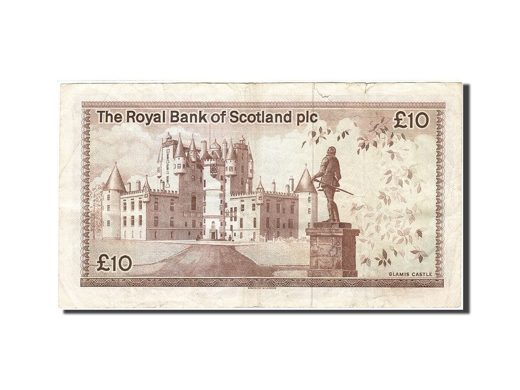 Billete, 10 Pounds, 1982-1986, Escocia, KM:343a, 1984-01-04, MBC