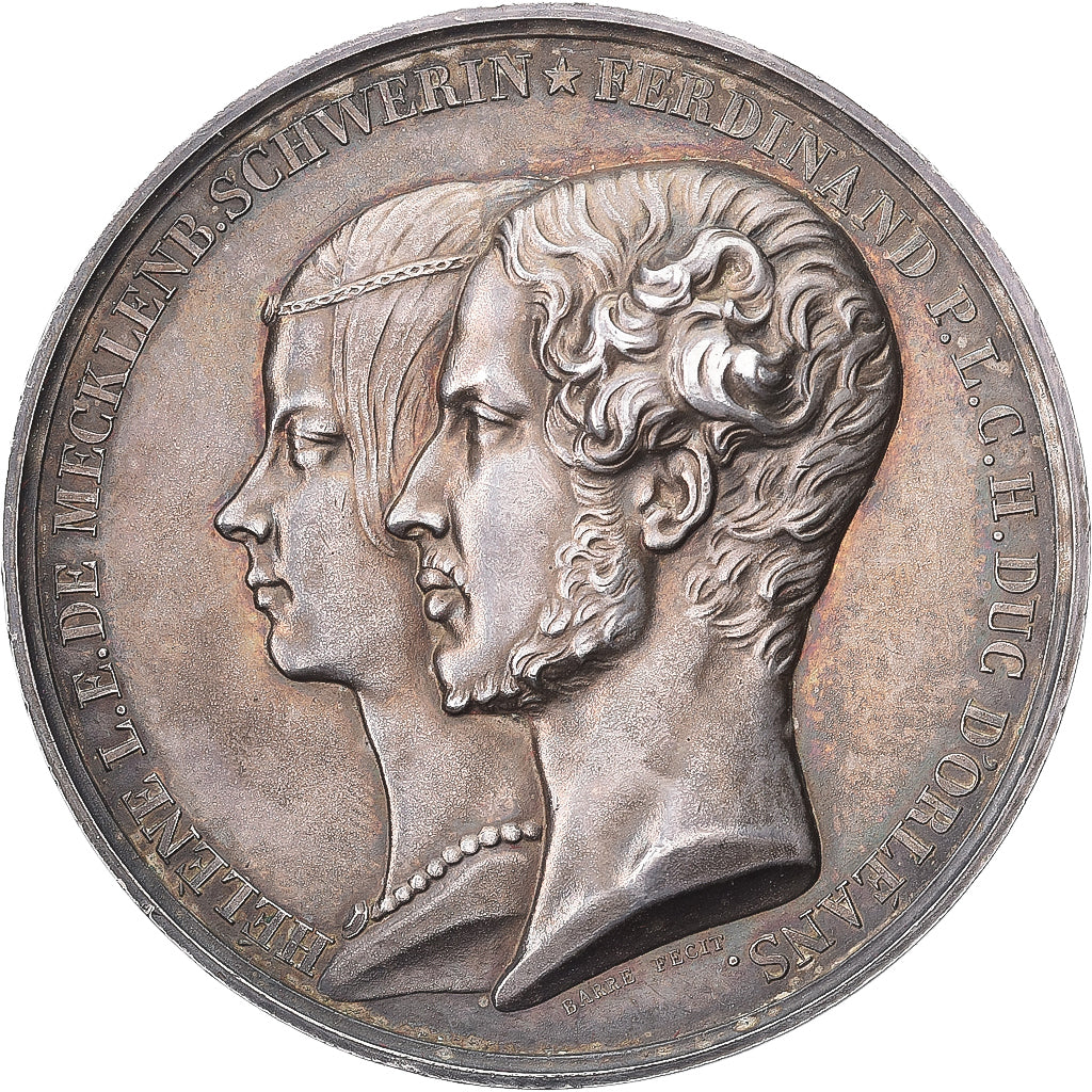 Frankrijk, Medaille, Louis Philippe Ier, Mariage du Duc d'Orléans à