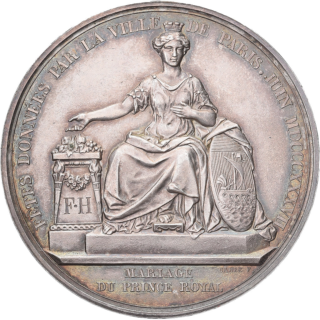 Frankrijk, Medaille, Louis Philippe Ier, Mariage du Duc d'Orléans à
