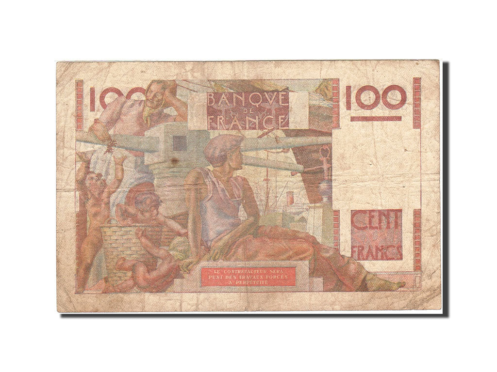 Banknote, France, 100 Francs, 1945, 1946-05-31, VF(20-25), Fayette:28.5, KM:128a