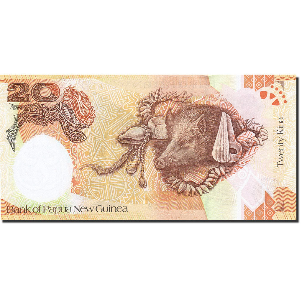 Billet, Papua New Guinea, 20 Kina, 2008, 2008, KM:36a, NEUF