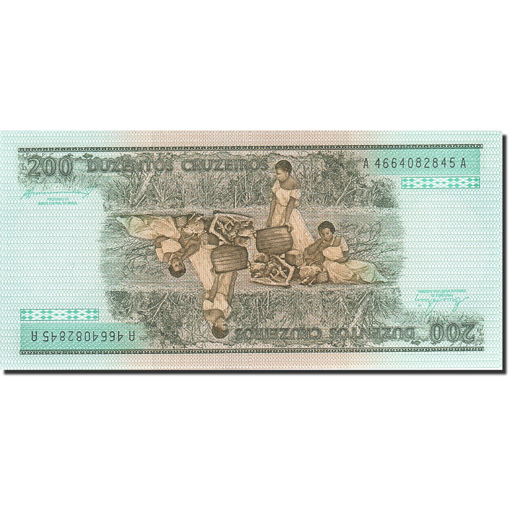 Banknote, Brazil, 200 Cruzeiros, 1981-1985, Undated (1981-1984), KM:199b