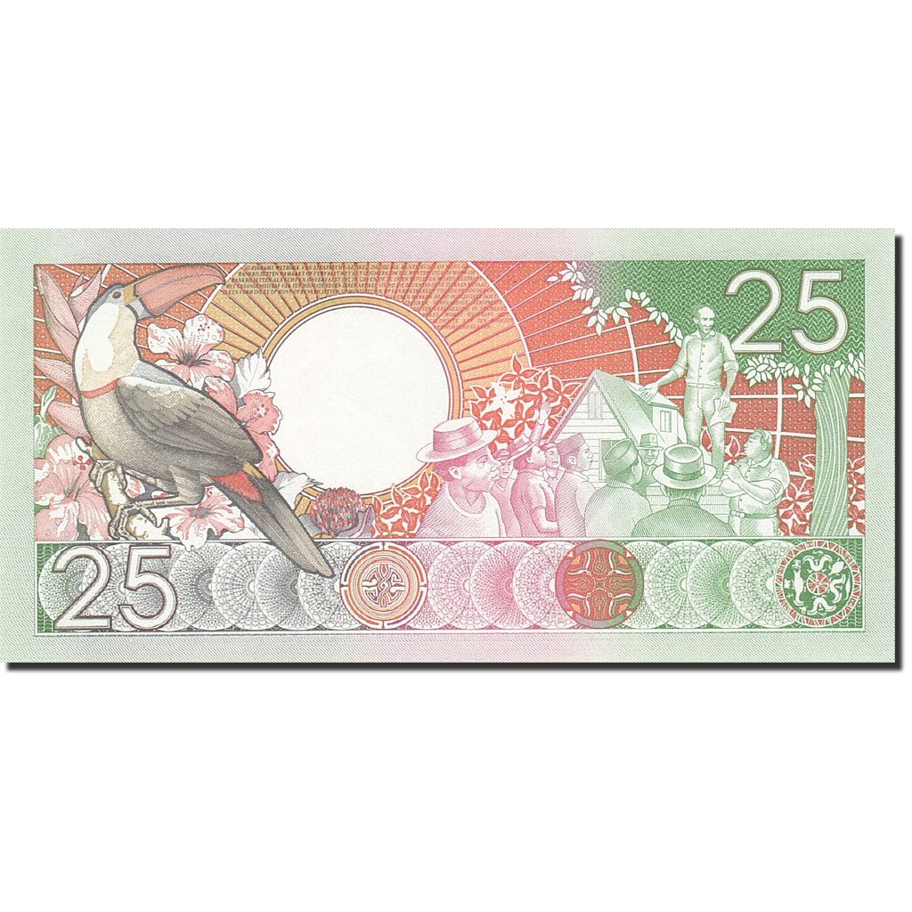 Billete, 25 Gulden, 1986-1988, Surinam, KM:132b, 1988-01-09, SC