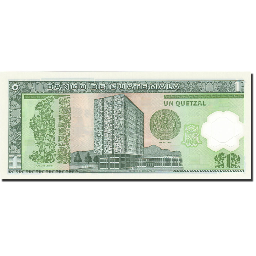 Banknote, Guatemala, 1 Quetzal, 2008, 2008-03-12, KM:115, UNC(65-70)