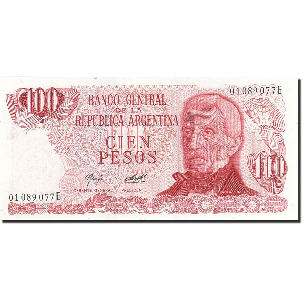 Banconote, Argentina, 100 Pesos, 1976-1983, KM:302a, Undated (1976-1978), FDS